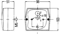 Lampa tylna zespolona Hella 2SE 998 530-061