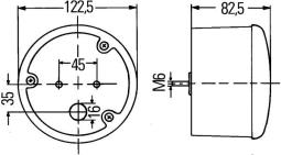 Lampa tylna zespolona HELLA 2SB 964 169-677