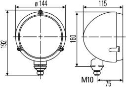 Reflektor HELLA 1A3 996 002-161