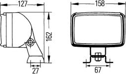 Oświetlenie pomocnicze Hella 1GA 006 991-041