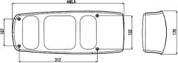 Lampa tylna zespolona Hella 2VA 007 502-111