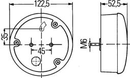 Lampa kierunkowskazu Hella 2BA 964 169-311
