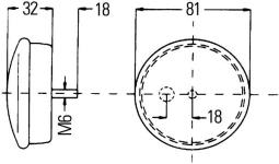 Światła pozycyjne Hella 2PF 997 045-011
