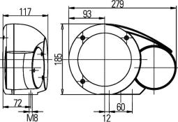 Reflektor Hella 1E3 996 160-001