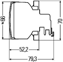 Lampa kierunkowskazu HELLA 2BA 009 001-757