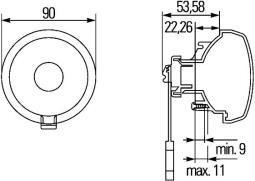 Lampa kierunkowskazu HELLA 2BA 965 039-141