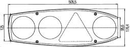 Lampa tylna zespolona Hella 2VA 341 419-061