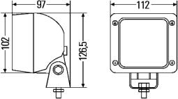 Oświetlenie pomocnicze Hella 1GA 997 506-021