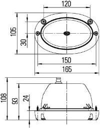 Reflektor HELLA 1BA 996 261-021