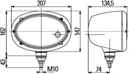 Reflektor Hella 1AB 996 157-131