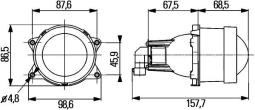Reflektor Hella 1KL 998 570-021