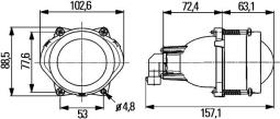 Reflektor Hella 1BL 998 570-001