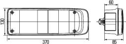 Lampa tylna zespolona Hella 2VP 340 888-011