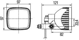 Oświetlenie pomocnicze Hella 1GA 996 179-001