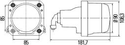 Reflektor Hella 1BL 009 999-001