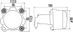 Reflektor Hella 1BL 247 042-011