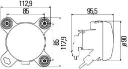 Reflektor Hella 1K0 247 043-027
