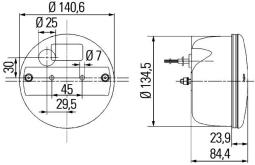 Lampa tylna zespolona Hella 2SD 344 100-101