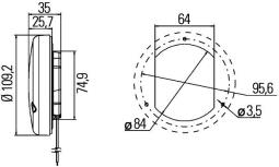 Lampa kierunkowskazu Hella 2BA 959 932-051