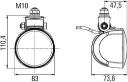 Oświetlenie pomocnicze Hella 1G0 996 276-461