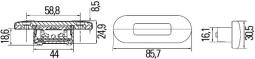 Lampka otwierania drzwi Hella 2XT 959 680-612