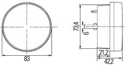 Światła do jazdy w dzień Hella 2PT 980 691-601