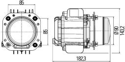 Reflektor Hella 1LL 010 820-871