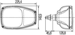 Reflektor Hella 1EE 996 174-221