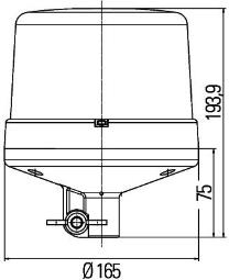 Światło ostrzegawcze obrotowe Hella 2RL 011 484-111