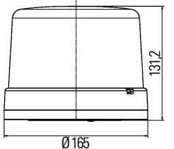 Światło ostrzegawcze obrotowe Hella 2RL 011 484-121