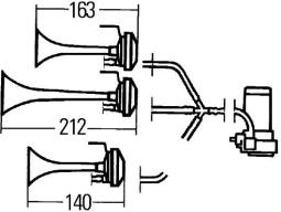 Fanfara Hella 3PD 003 001-671