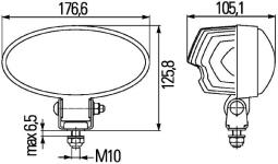 Oświetlenie pomocnicze Hella 1GB 996 386-002