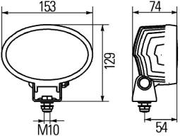 Oświetlenie pomocnicze Hella 1GA 996 661-002