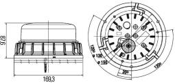 Światła ostrzegawcze HELLA 2XD 011 557-131