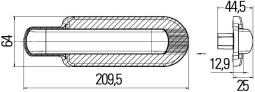 Dodatkowe lampy kierunkowskazów Hella 2BM 011 788-001