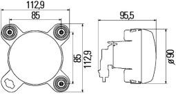 Reflektor Hella 1K0 247 043-011