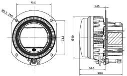 Reflektor dalekosiężny Hella 1F0 011 988-081