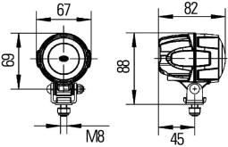 Oświetlenie pomocnicze Hella 1G0 995 050-001
