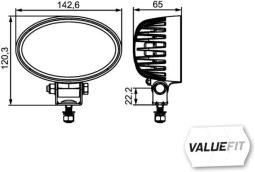 Oświetlenie pomocnicze Hella 1GA 357 001-001