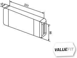 Lampa tylna zespolona HELLA 2VA 357 020-011