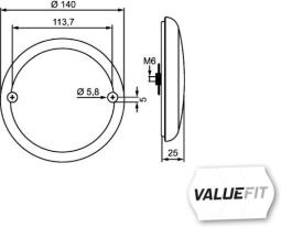 Lampa tylna zespolona HELLA 2SD 357 026-001