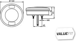 Lampa tylna zespolona HELLA 2SB 357 027-011