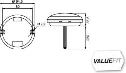 Lampa tylna zespolona HELLA 2SD 357 028-001