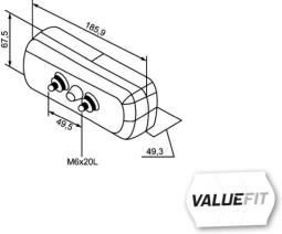 Lampa tylna zespolona HELLA 2SD 357 033-001