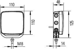 Światło cofania Hella 2ZR 012 456-217