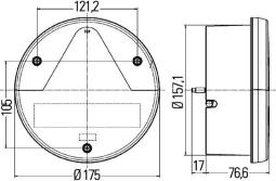 Lampa tylna zespolona HELLA 2VA 012 497-161