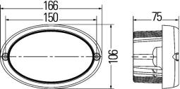 Oświetlenie pomocnicze Hella 1GA 996 661-021