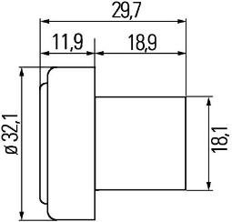 Dodatkowe lampy kierunkowskazów Hella 2BM 340 825-321