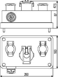 Złączka elektryczna Hella 8JE 340 898-021