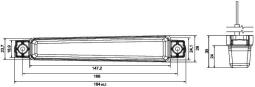 Światła pozycyjne Hella 2PF 012 846-601
